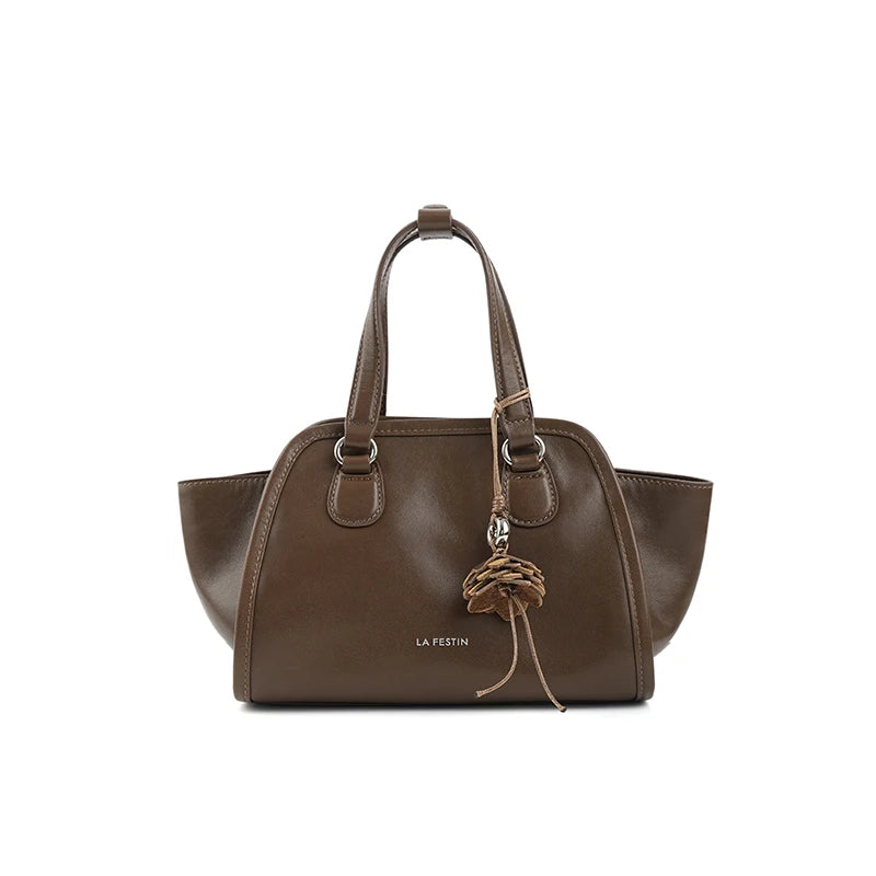 Leather Handbag New Dumpling Bag Fashion Crossbody Bag