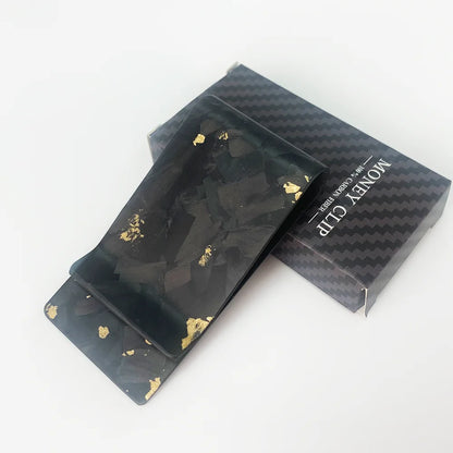 Forged Carbon Fiber Money Clip with Card Holder – 38mm Slim