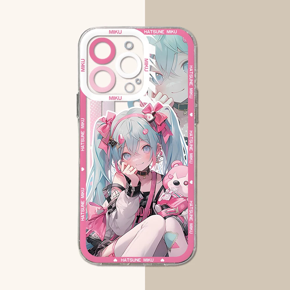 Hatsune Miku iPhone Case – Anime Phone Cover for iPhone 11–17