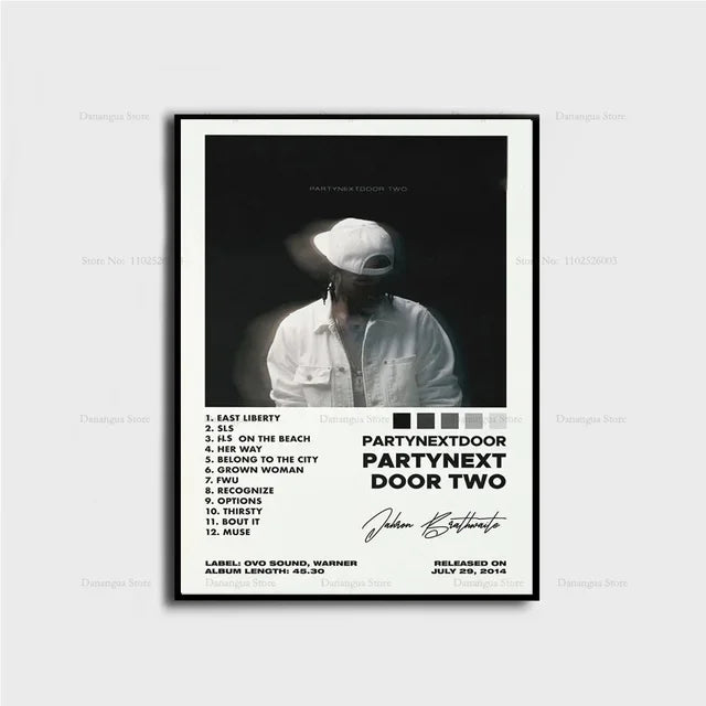 PARTYNEXTDOOR Album Cover Poster – Music Wall Art Print