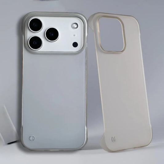 Ultra-Thin Frameless iPhone Case – Slim Hard Matte Cover
