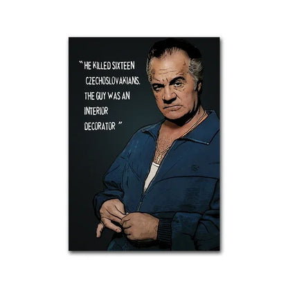The Sopranos Canvas Print – Classic TV Series Wall Art