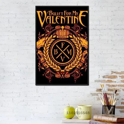 Bullet For My Valentine Wall Art Poster – Rock Band Music Print