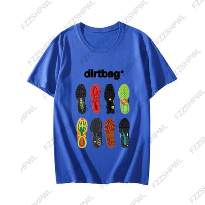 Dirtbag Sneaker Sole Graphic T-Shirt – Men's Y2K Streetwear Cotton Tee