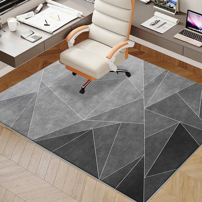 Vikama Modern Minimalist Rug Study Office Computer Desk Gaming Chair Anti-Slip Mat Bedroom Carpet