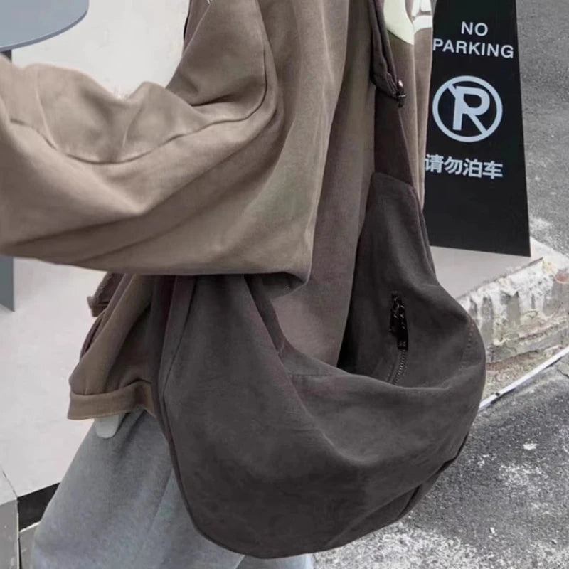 Retro Autumn and Winter Dumpling Bag Shoulder Bag