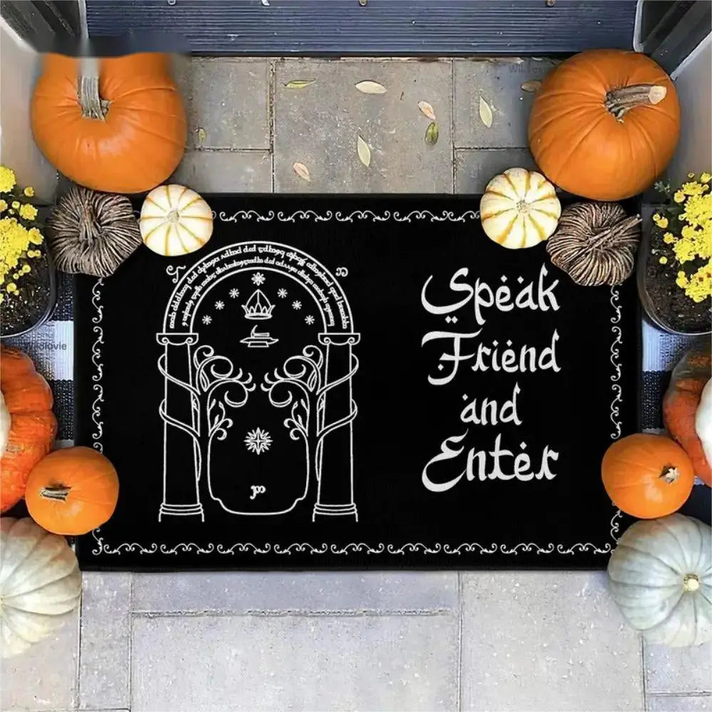 Speak Friend and Enter Doormat – Fantasy Welcome Mat