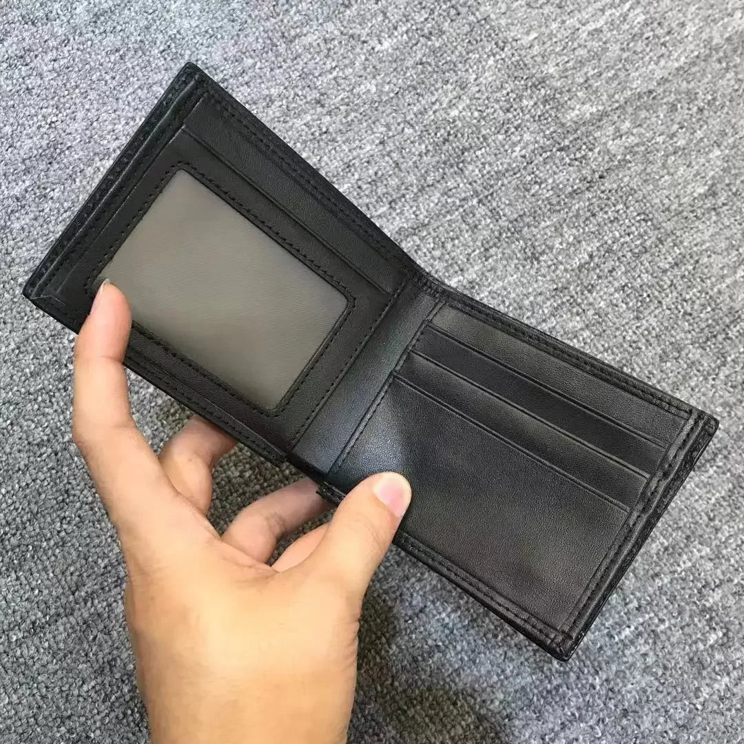 Crocodile Leather Men's Wallet – Luxury Short Bifold with Card Holder
