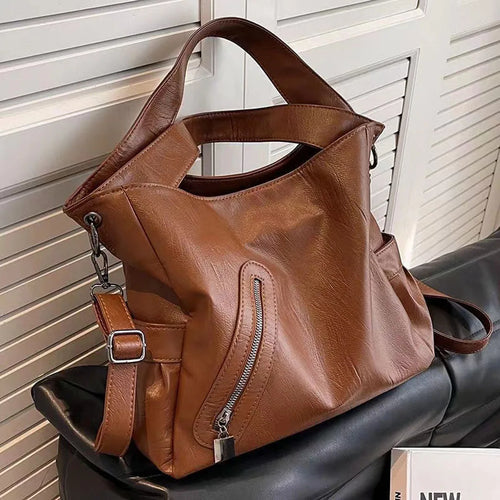 Large Capacity Elegant Texture Shoulder Handbag