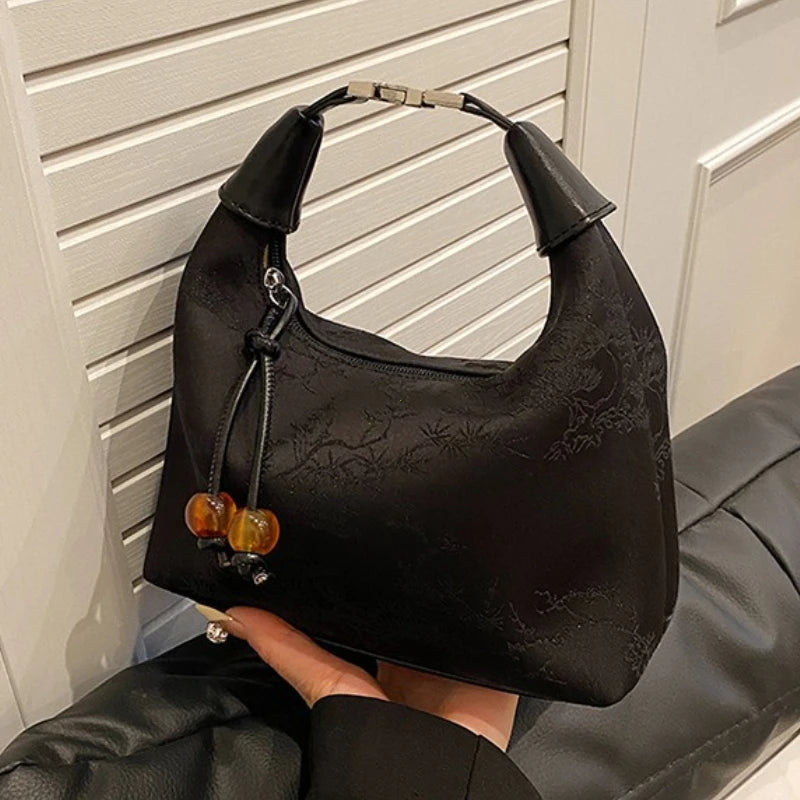 Casual Embroidered Chinese Style Handbag