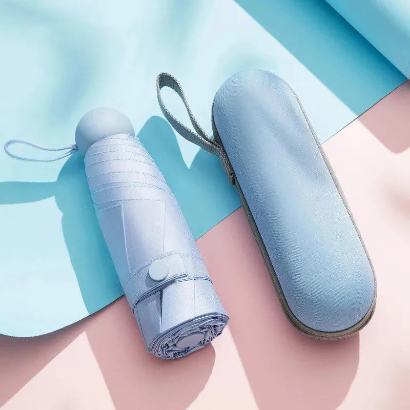 Mini Capsule Umbrella With UV Protection