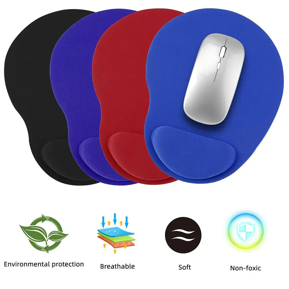 Ergonomic Wrist Rest Mouse Pad For PC Laptop