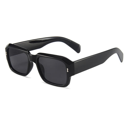 Chunky Square Sunglasses – Unisex Retro Bold Frame Shades