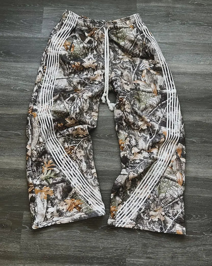 Y2K Baggy Wide Leg Sweatpants Men Women Streetwear Hip Hop Track Pants