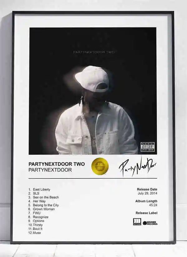 PARTYNEXTDOOR Partymobile Album Cover Poster Wall Art Print