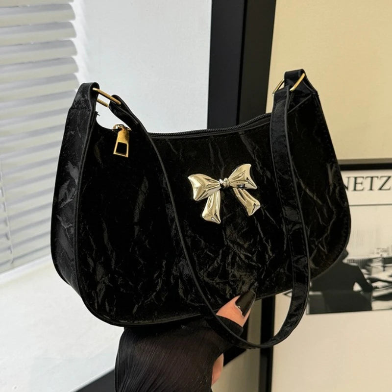 Sweet Fresh Small Bow Handbag