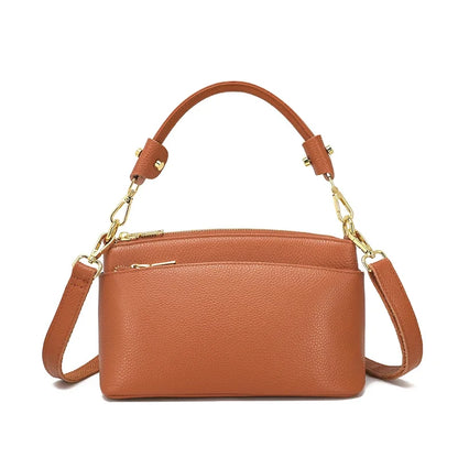 Women Cowhide Genuine Leather Shoulder Bag