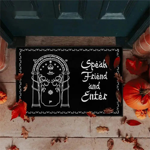 Speak Friend and Enter Doormat – Fantasy Welcome Mat