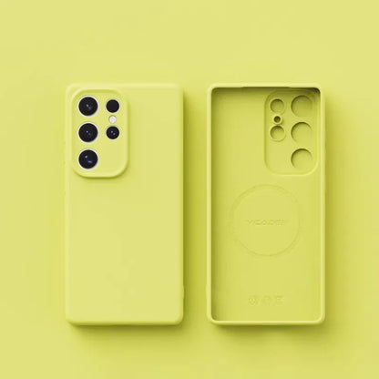 Original Liquid Silicone Magnetic Phone Case Samsung Galaxy S26 S25 S24 S23 S 26 Ultra Plus Cases