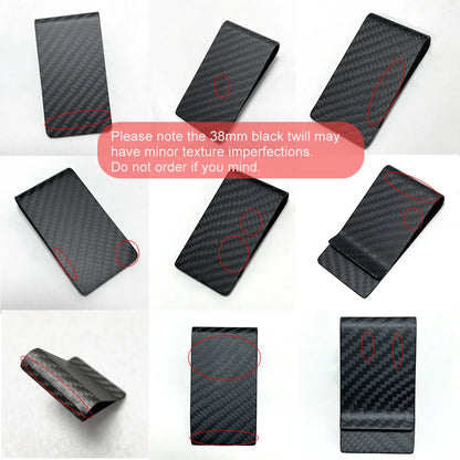 Forged Carbon Fiber Money Clip – RFID Slim Card Holder Wallet