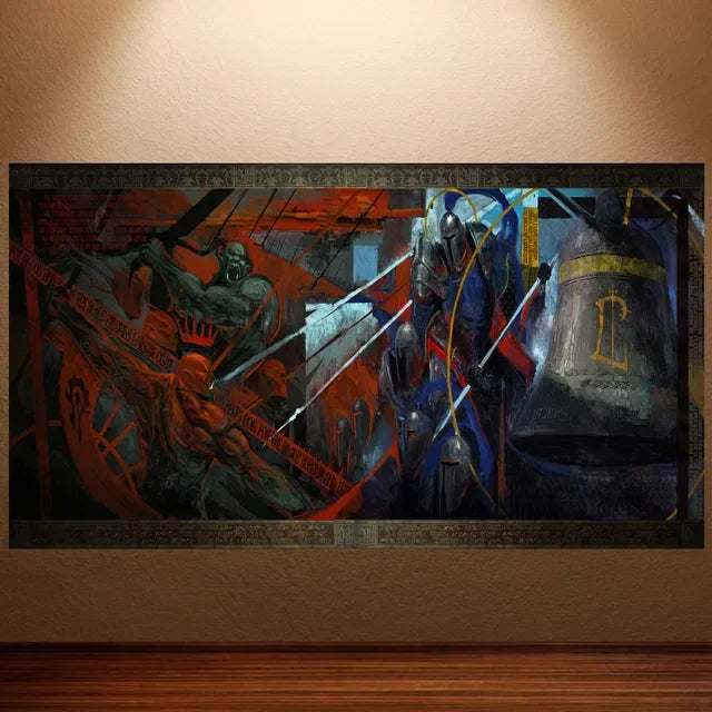 World of Warcraft Canvas Poster – Retro Game Wall Art Decor