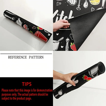Cartoon Chef Stove Top Protector Mat – Dustproof Kitchen Cover Pad