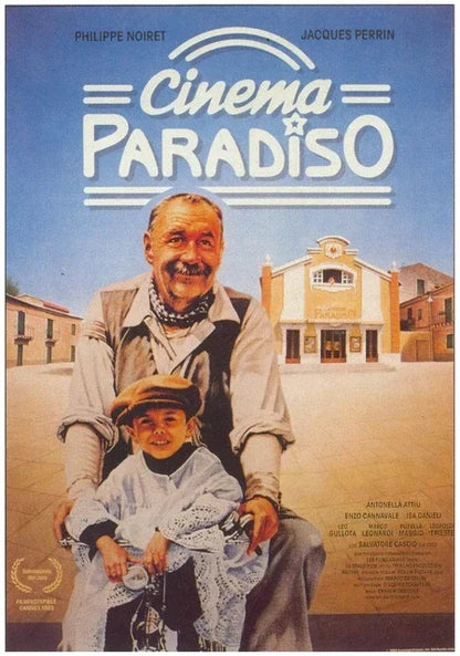 Cinema Paradiso Movie Poster – Vintage Italian Film Wall Art Print