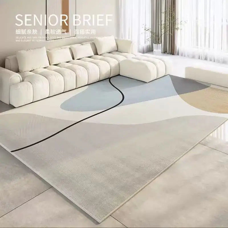 Luxury Area Rug – Modern Minimalist Non-Slip Living Room Carpet