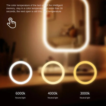 Touch Control LED Vanity Makeup Mirror