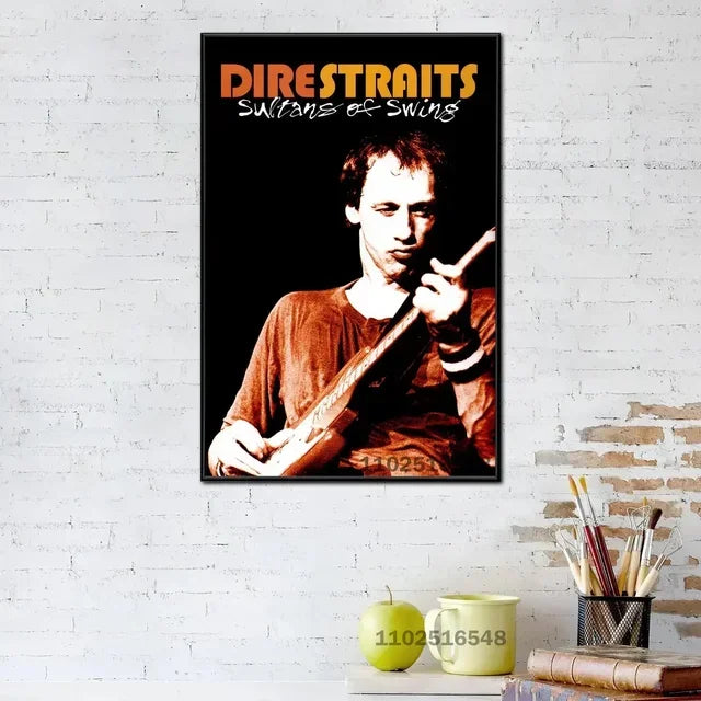 Dire Straits Wall Art Poster – Classic Rock Music Print Decor