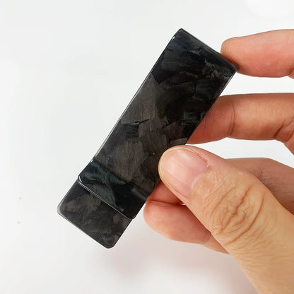 Real Carbon Fiber Money Clip with Card Holder – 22mm