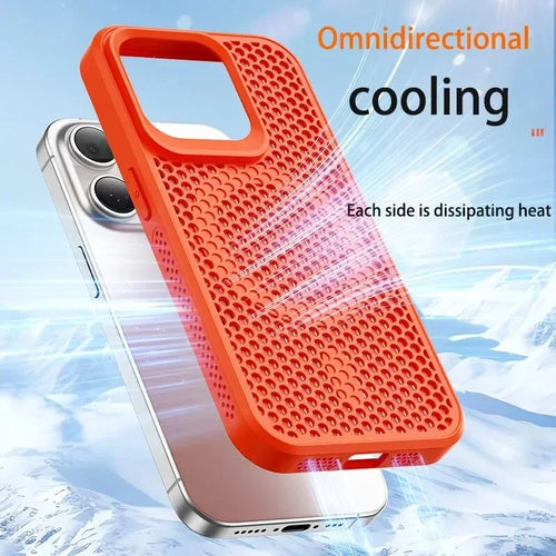 Cooling MagSafe Mesh iPhone Case – Heat Dissipation Breathable Cover