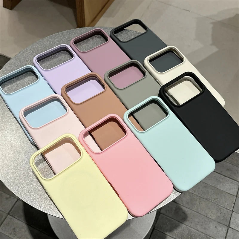 MagSafe Liquid Silicone iPhone Case – Built-In Magnets, Soft Comfortable Feel