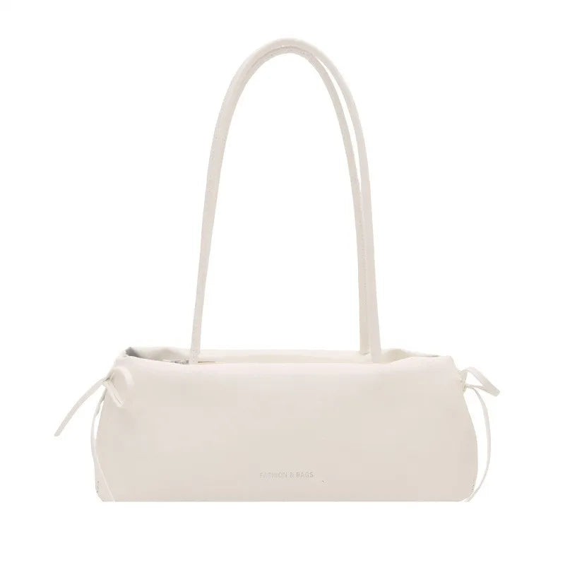 French Elegant Korean Bow Decoration Pu High-quality Square Bag