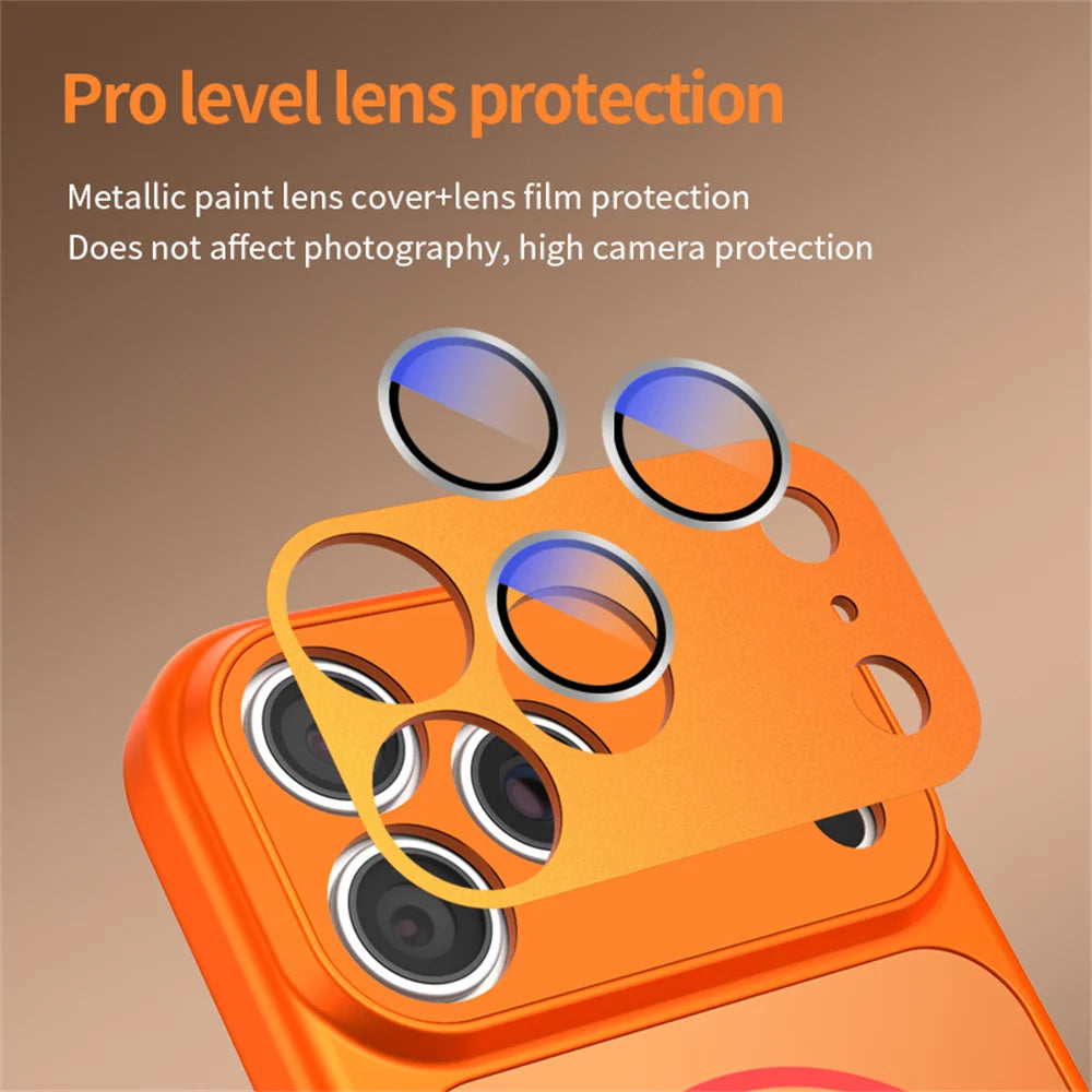 MagSafe Liquid Silicone iPhone Case with Lens Filter – iPhone 13 to 17 Series