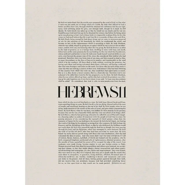 Bible Scripture Canvas Wall Art – Christian Quote Poster for Home Decor