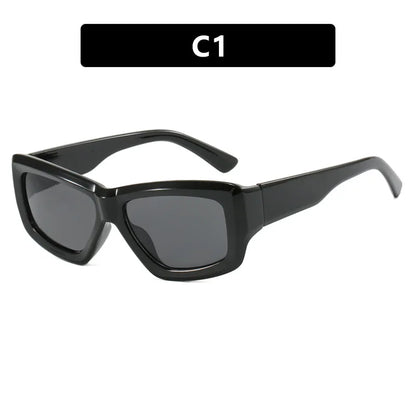 Cat Eye Sunglasses Women Men Y2K Retro Rectangle Shades
