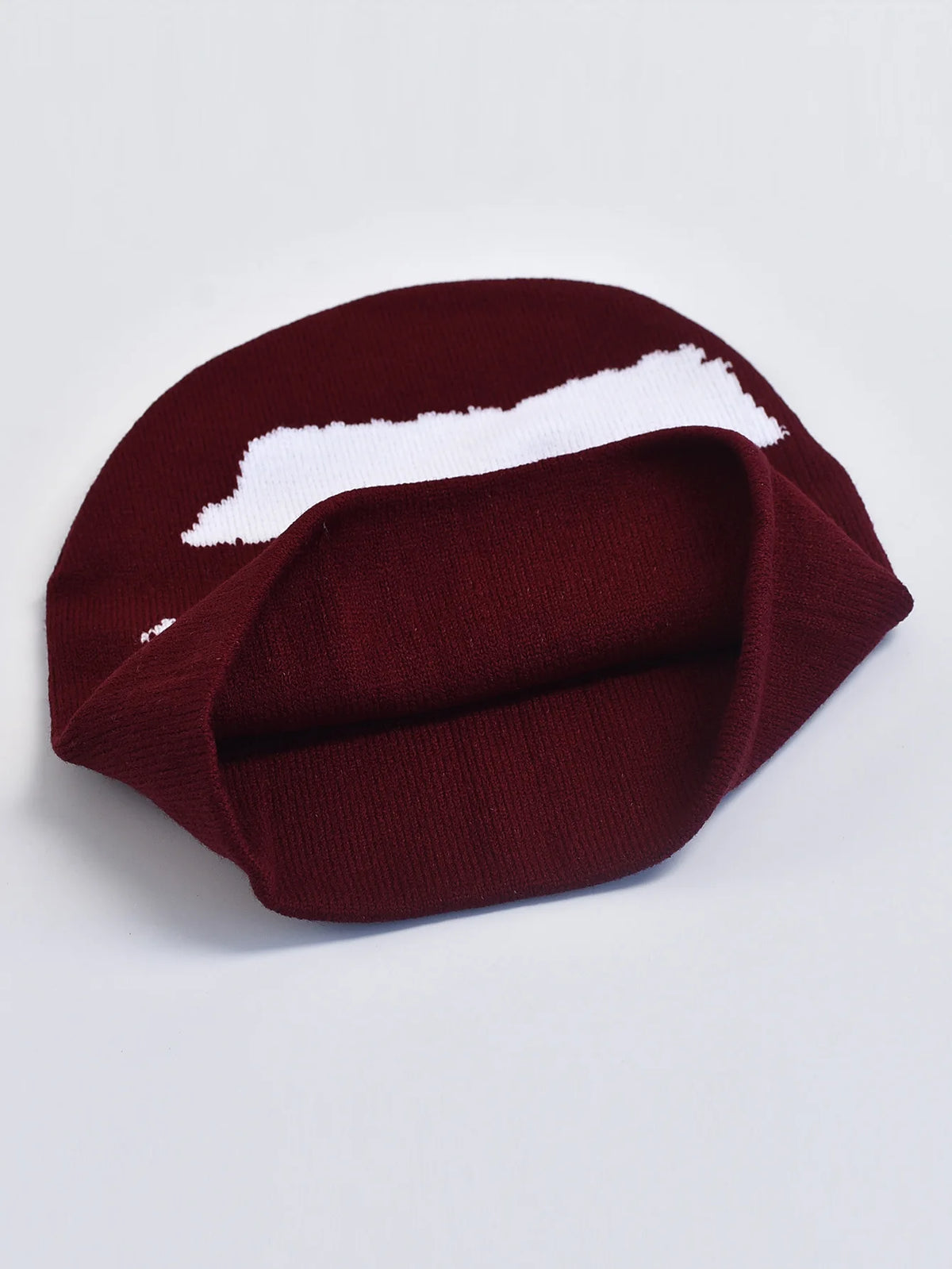 Y2K Goth Face Knit Beanie – Unisex Streetwear Pullover Cap