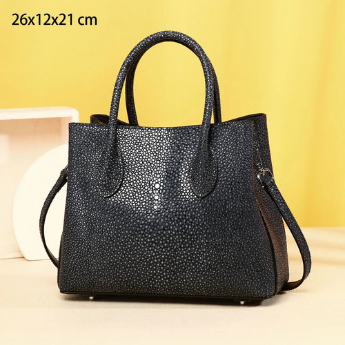 Genuine Leather Luxury Shoulder Bag – Women's Crossbody Tote