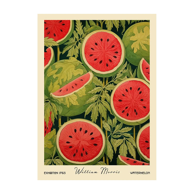 Kitchen Food Canvas Wall Art Poster – Coffee Tea Fruit Prints