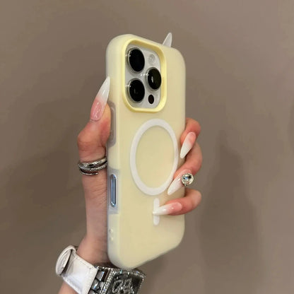 MagSafe iPhone Case – Candy Color 2-in-1 Magnetic Cover