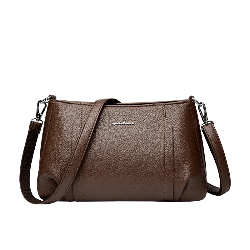 Genuien Brand Top Quality Soft Leather Female Elegant Crossbody Shoulder Bags