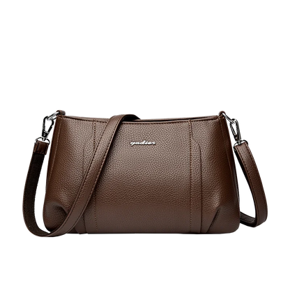 Genuien Brand Top Quality Soft Leather Female Elegant Crossbody Shoulder Bags