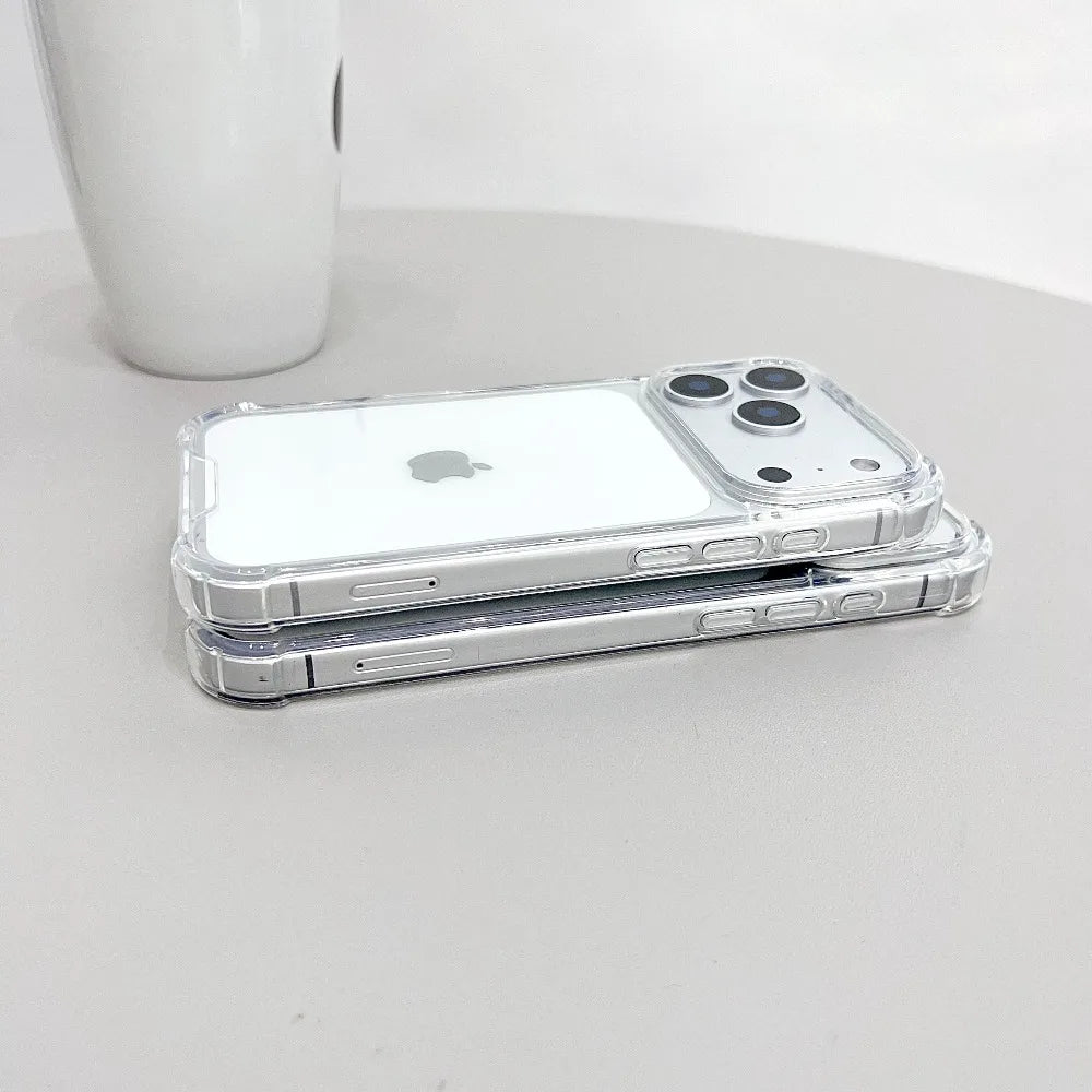 Clear Airbag Shockproof iPhone Case – iPhone 7 to 17 Series