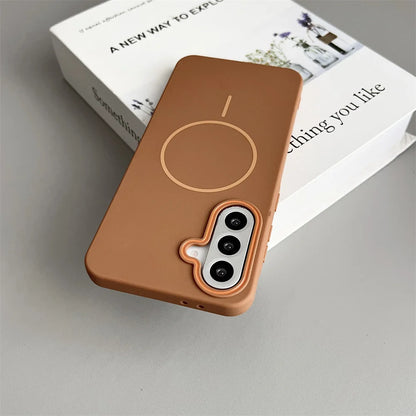 Slim Matte Magnetic Case for Samsung Galaxy S25 S24 S23 S22 Ultra A-Series | Wireless Charging