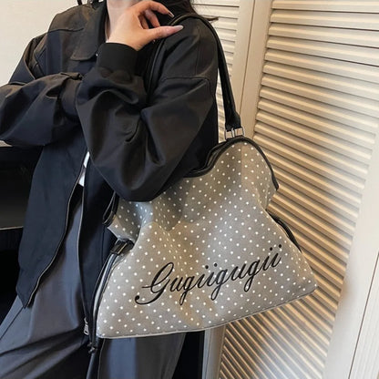 Brand Women's Tote Bags Y2k Fashion Sweet Polka Dot Handbag