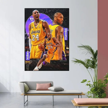 Kobe Bryant Black Mamba Poster – Basketball Wall Art