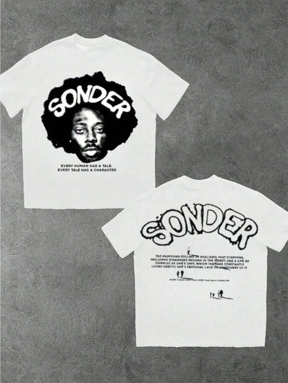 Sonder Graphic Print Cotton T-Shirt – Streetwear Tee