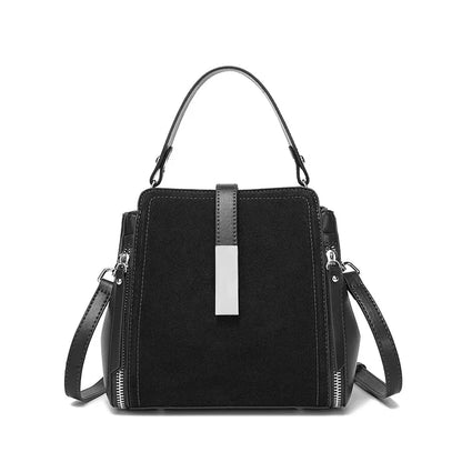 Suede Leather Shoulder Bag for Women