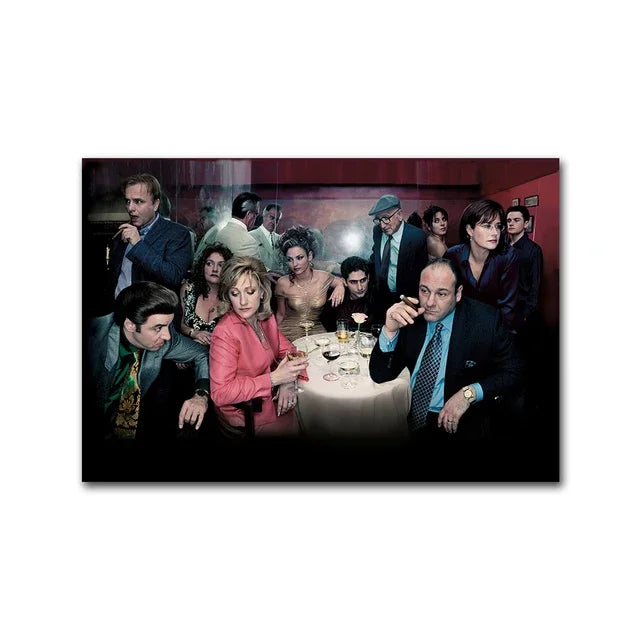 The Sopranos Canvas Print – Classic TV Series Wall Art